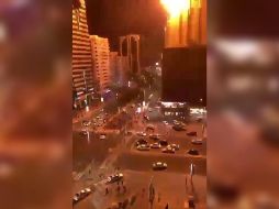 En un primer momento, se creyó que se habían lanzado misiles contra el lugar. ESPECIAL