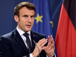 El martes el presidente francés, Emmanuel Macron se reunió con Volodimir Zelenski, mandatario de Ucrania. AFP/H. Hanschke