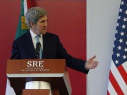 Kerry sostendrá el miércoles tres reuniones. Una de ellas con AMLO, otra en la Cancillería con Ebrard, y una más con el secretario de Hacienda, Rogelio Ramírez de la O. EFE / J. Méndez