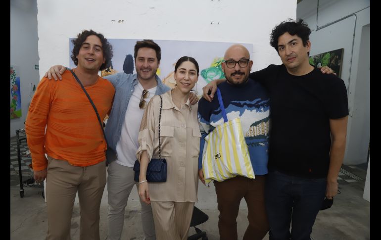 Ramiro González Luna, Javier Pastrana, Michelle Porras, Paulo Orendain y Eduardo Sarabia. GENTE BIEN JALISCO/CLAUDIO JIMENO