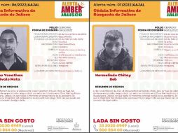 Según se señala en sus cédulas informativas, “se considera que la integridad de los adolescentes se encuentra en riesgo