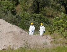 Los trabajos de investigación en la fosa iniciaron el pasado 23 de enero. ARCHIVO/ EFE