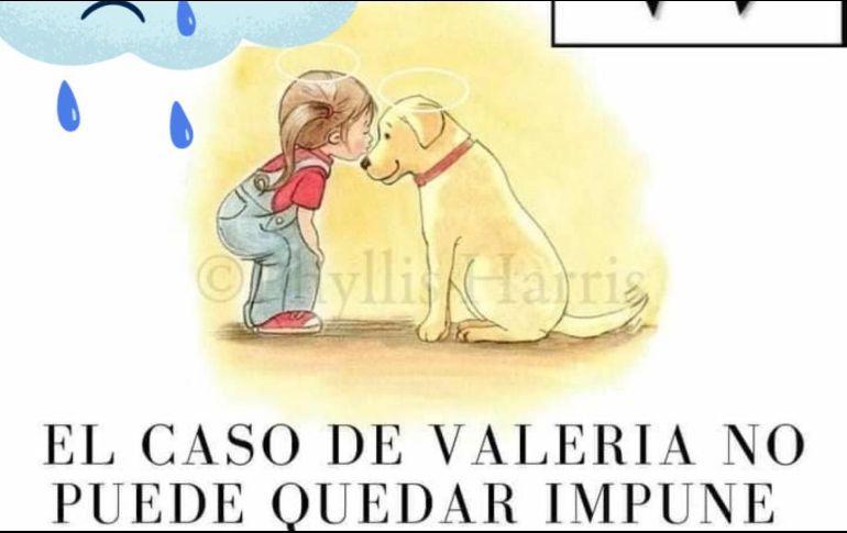 Imagen compartida por familiares y conocidos de la menor que piden justicia por el asesinato. ESPECIAL