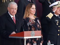 AMLO recorrerá las instalaciones de las nuevas escuelas y museos acompañado por el general Agustín Radilla y general José Gerardo Vega. EFE/ Mario Guzmán