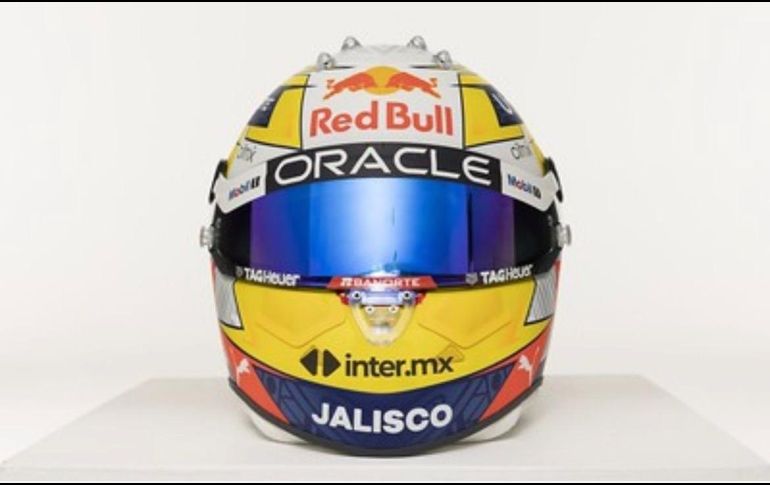 BRILLANTE. Este será el casco que utilizará Sergio 