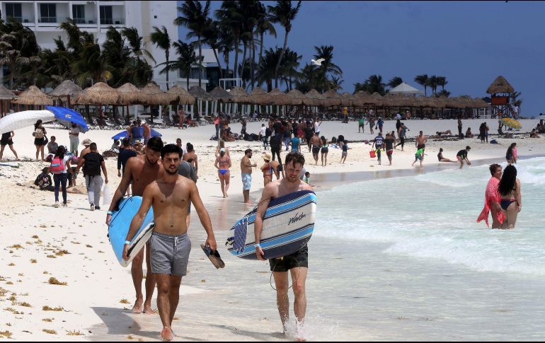 El PIB turístico de México cerraría este 2021 en el 7.1% y en 2022 en el 8.3%, según estimaciones gubernamentales. EFE / ARCHIVO