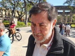 Noroña está en Jalisco para hablar sobre la importancia de la Reforma Constitucional en Materia Eléctrica. EL INFORMADOR / A. Navarro