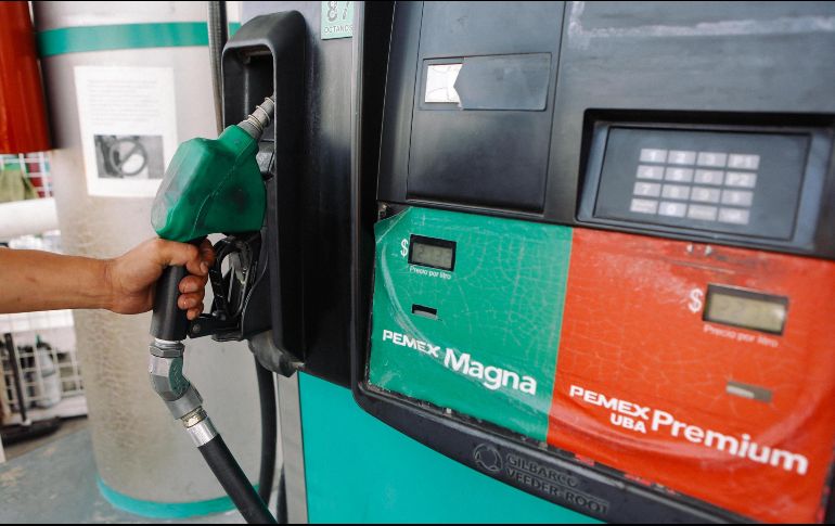 Los días que se han señalado, la cuota por el IEPS que pagarían los consumidores en las estaciones de servicio será de cero pesos por litro. EL INFORMADOR/ ARCHIVO