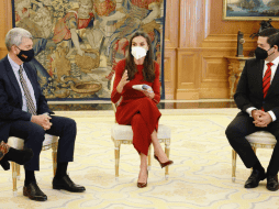 La Reina Letizia recibió a los representantes en el Palacio de la Zarzuela en Madrid, España. ESPECIAL