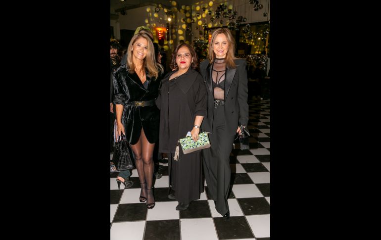 Laura Stain, Patricia Mercado y Lolis Sánchez. GENTE BIEN JALISCO/ JORGE SOLTERO.
