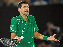 Aferrado. “Nole” afirma que su decisión obedece a escuchar lo que su cuerpo necesita. AFP