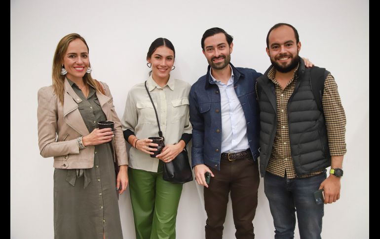 Alba García, María Bernal, Diego Gutiérrez y Juan Pablo Cruz. GENTE BIEN JALISCO/ANTONIO MARTÍNEZ
