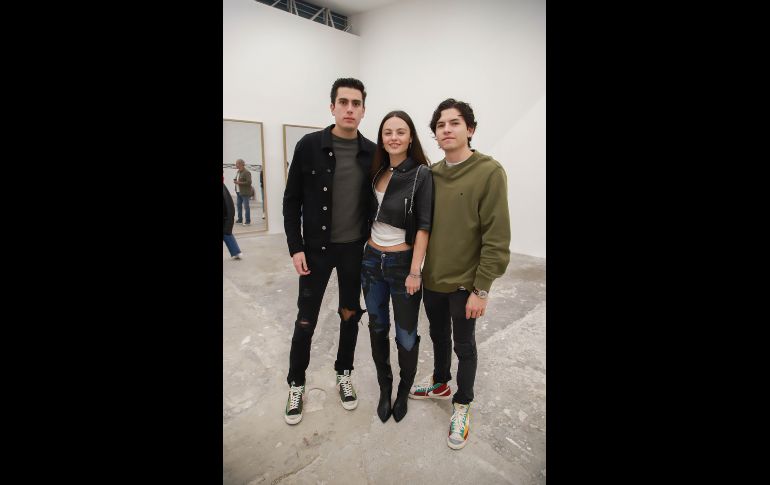 Mauricio Casas, Muriel Callón y Emilio Cerda. GENTE BIEN JALISCO/ANTONIO MARTÍNEZ