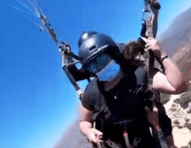 La angustia se apoderó de una turista y dos instructores en un parque chileno. TWITTER: @difamadores