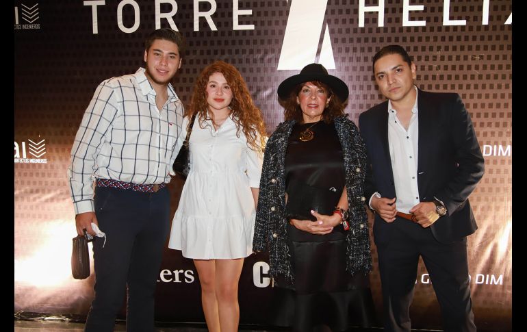 Armando Borregui, Jazmín de la Paz, Yeya Beruben y Rodrigo Castellanos. GENTE BIEN JALISCO/ANTONIO MARTINEZ