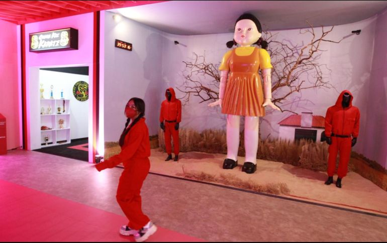 El Juego del Calamar en Caja Netflix. EL INFORMADOR / A. Camacho