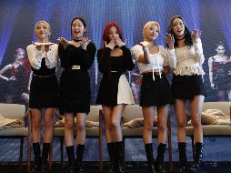 Es la segunda vez que las cantantes de k-pop Momoland, visitan México. EFE/J. Méndez