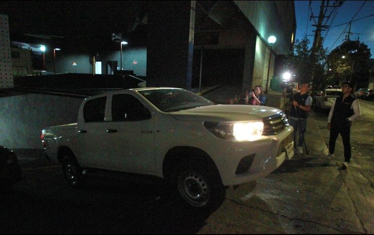 La salida de las camionetas se registró aproximadamente a las 19:25 horas. EL INFORMADOR/A. Camacho