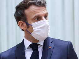 El mandatario francés, Emmanuel Macron ya tuvo comunicación con los principales aliados occidentales. EFE/ Y. HERMAN