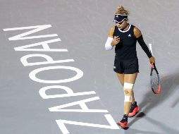 La dupla de la mexicana cometió cinco faltas dobles y sólo concretaron una de las cinco oportunidades para break point. IMAGO7