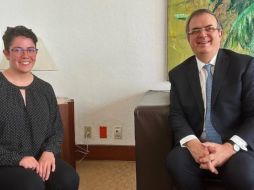 Schietekat espera que en la última audiencia le sea retirado el castigo y pueda retomar su trabajo en el Comité Organizador del Mundial de Fútbol Qatar 2026. EFE/Secretaría de Relaciones Exteriores