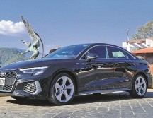 Las nuevas formas y dimensiones del A3 en esta versión S Line resaltan por su nueva fascia y rines de 17 pulgadas de serie (en esta foto lleva puestos los de 18”, como opcionales). EL INFORMADO/M. Castillo