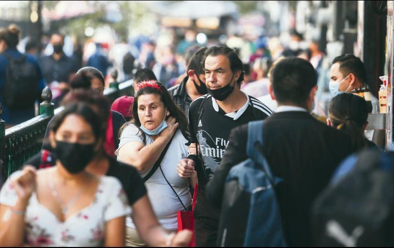 Los contagios de COVID en Jalisco continúan altos con respecto a otras olas. EL INFORMADOR / G. Gallo