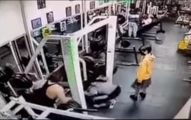 El accidente en el gimnasio tuvo un falta desenlace para la mujer. ESPECIAL