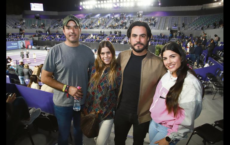 Luis Oropeza, Daniela Silva, Andrés Morett y Ale Camacho. GENTE BIEN JALISCO/ ANTONIO MARTÍNEZ