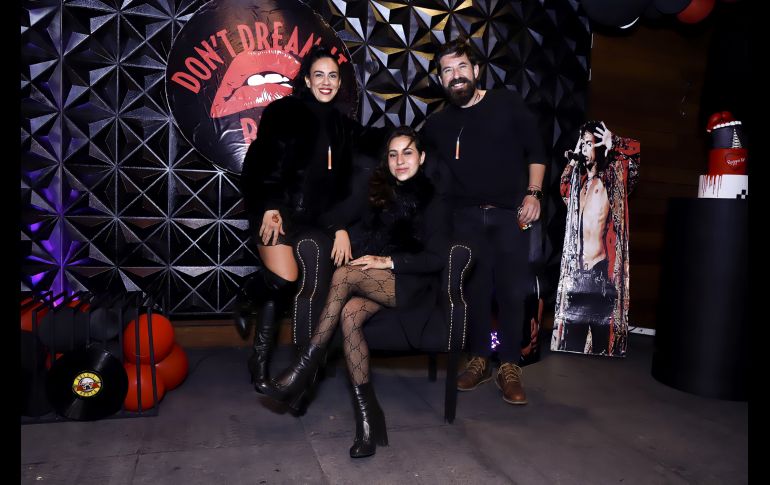 María Fernanda Cabrera Flores, Regina Ibarra Cabrera y David Ibarra de la Torre. GENTE BIEN JALISCO/ CLAUDIO JIMENO