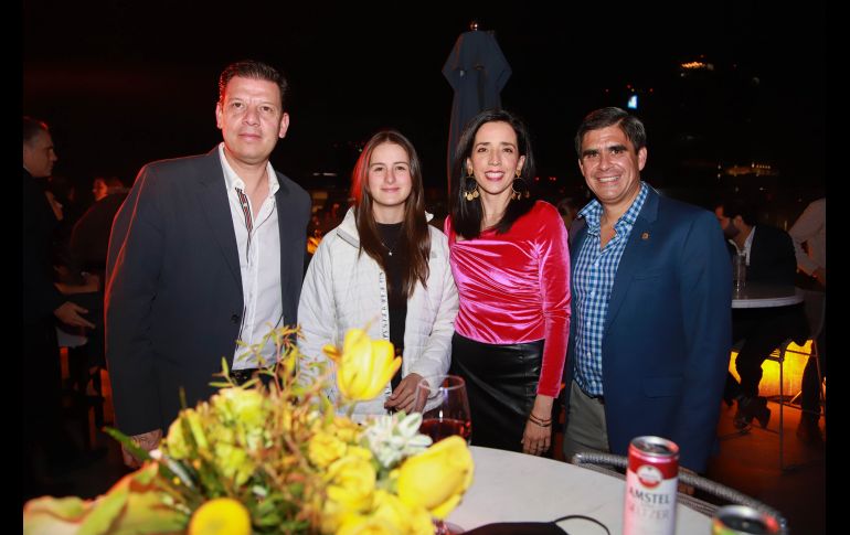 Regina Ibarra, Carlos Ibarra, Crsitina Mercado y Raúl Uranga. GENTE BIEN JALISCO/ANTONIO MARTÍNEZ