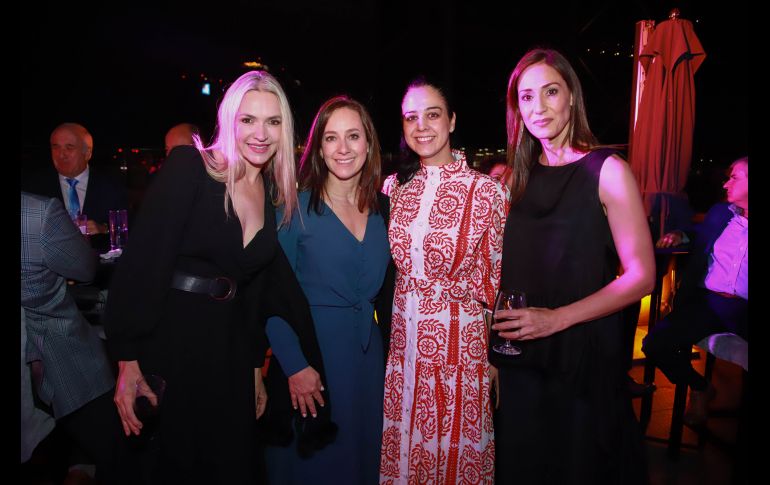 Yolanda Briseño, Regina García, Ale Sierra y Tere Fragoso. GENTE BIEN JALISCO/ANTONIO MARTÍNEZ