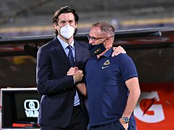 COMPLICADO. Santiago Solari se juega su puesto ante su último verdugo en la Liguilla. IMAGO7