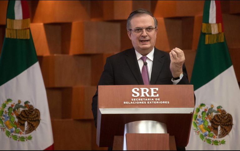 El político aseveró que hay avances en los casos más recientes de periodistas asesinados por su labor y recordó que ya hay seis personas detenidas y vinculadas a proceso. EFE / I. Esquivel