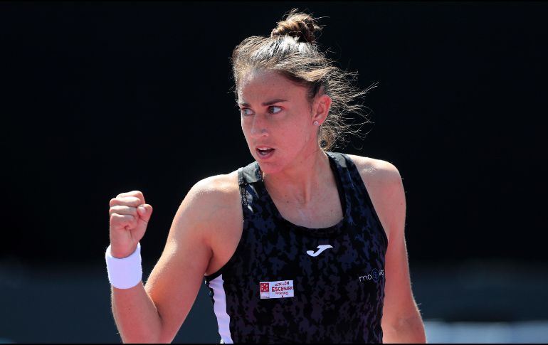 Sorribes impuso condiciones desde el primer set. AP/R. RUIZ