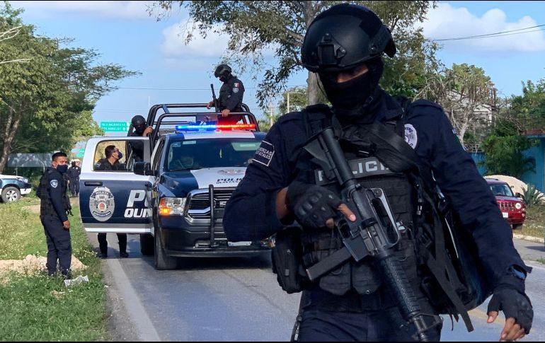 México registró 33 mil 308 homicidios en 2021 después de los dos años más violentos de su historia, bajo el mandato de López Obrador. EFE / A. Cupul