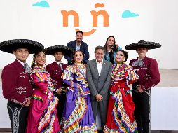 Juan José Frangie recorrió las instalaciones para supervisar las mejoras de este espacio en el que se montó una exposición y una presentación del Ballet Folklórico Teocalli. CORTESÍA / Gobierno de Zapopan