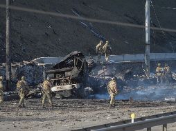 Tropas de Rusia ingresaron a Kiev, la capital de Ucrania. EFE