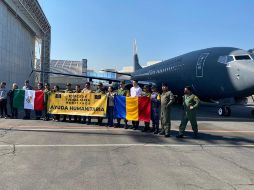 El avión de la Fuerza Aérea Mexicana realizará dos escalas antes de llegar a Bucarest, Rumania. SUN