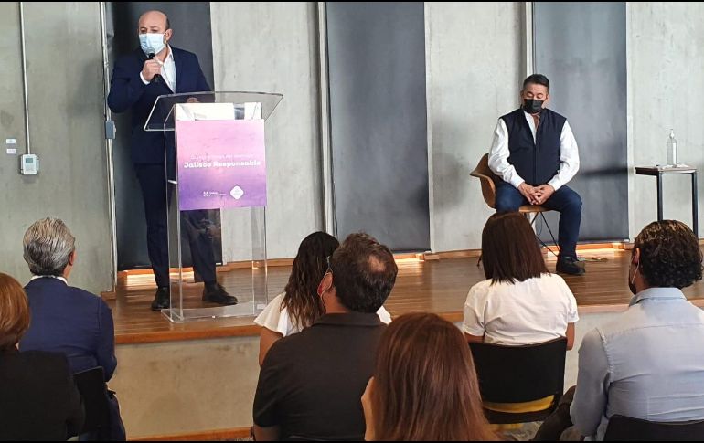 Marco Valerio Pérez destacó que actualmente Jalisco es uno de los principales generadores de empleos a nivel nacional. EL INFORMADOR/E. Gómez