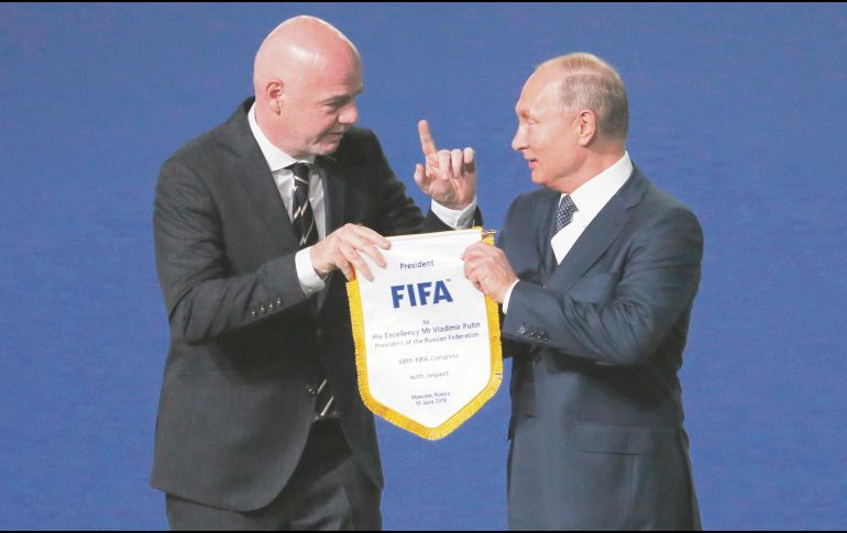 Antecedente. En 2018, la FIFA y el gobierno ruso estaban unidos para la celebración del Mundial. AP/ A. Zemlianichenko