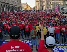 Los quejosos caminaron desde el cruce de las calles Chapultepec e Hidalgo para llegar al edificio del Ayuntamiento en el Centro. ESPECIAL