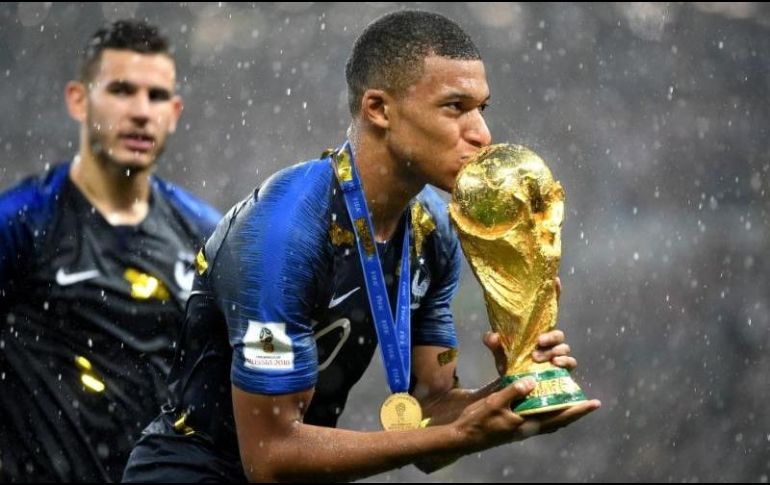 Ganador. Kylian Mbappé se proclamó campeón del mundo en Rusia 2018. Especial
