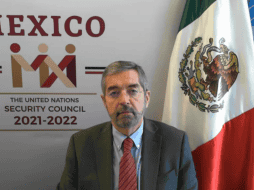 El embajador de México en Naciones Unidas (ONU), Juan Ramón de la Fuente, busca no cancelar la vía diplomática y mantener todo el diálogo que se ha posible en los diversos foros multilaterales