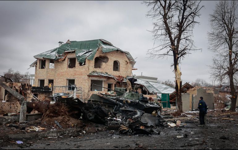 Este miércoles se cumplieron siete días de la guerra Rusia vs Ucrania. AP / S. Nuzhnenko