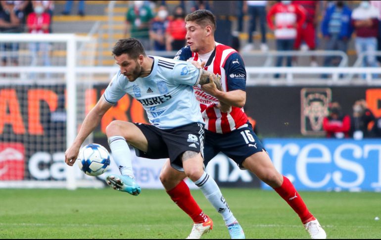 BAILADOS. Chivas cayo 3-1 ante los Tigres en el Estadio Akron. IMAGO7
