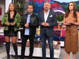 Galilea Montijo señaló que el temblor lo sintió cuando estaba en el camerino terminando los últimos detalles de su vestuario. TWITTER