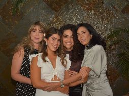 Sandra Piere, Karen Ávila, Marcela Hecht y Viviana López de Lara. GENTE BIEN JALISCO/MARIFER RACHED