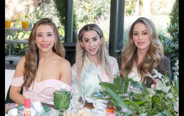Mónica Sánchez, Rosana Godínez y Maritza Arroniz. GENTE BIEN JALISCO/JORGE SOLTERO