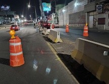 Las boyas no eran respetadas por los automovilistas, eso provocaba acumulación de vehículos en carriles centrales y laterales. ESPECIAL